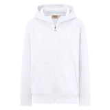 Hakro 565 Kinder Sweatjacke Bio-Baumwolle – weiß