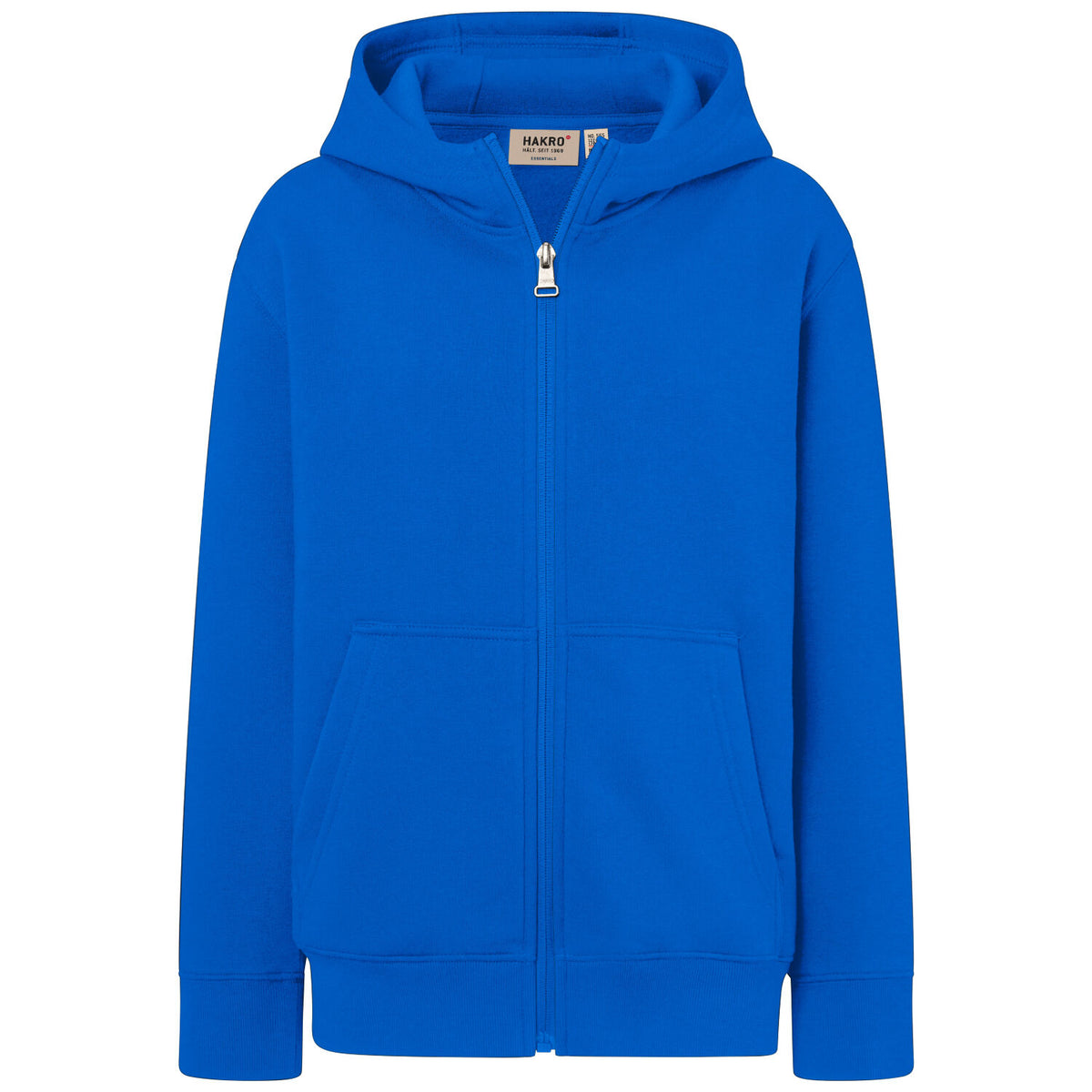 Hakro 565 Kinder Sweatjacke Bio-Baumwolle – royal