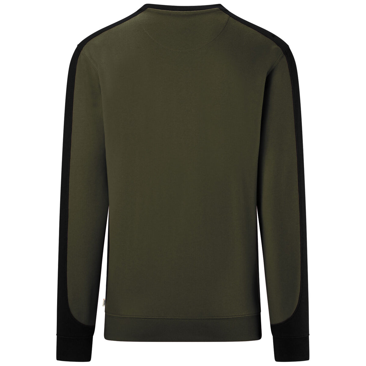 Hakro 549 Sweatshirt Contrast Mikralinar ECO – olive
