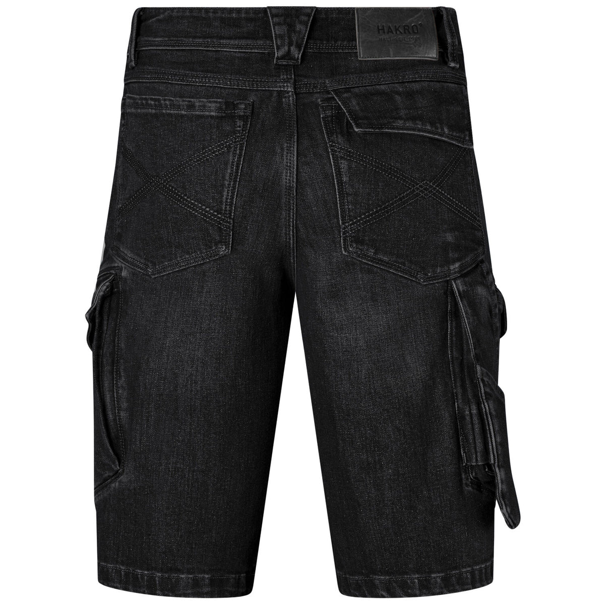 Hakro 736 Jeansshorts Dyneema X-Stretch ECO – schwarz