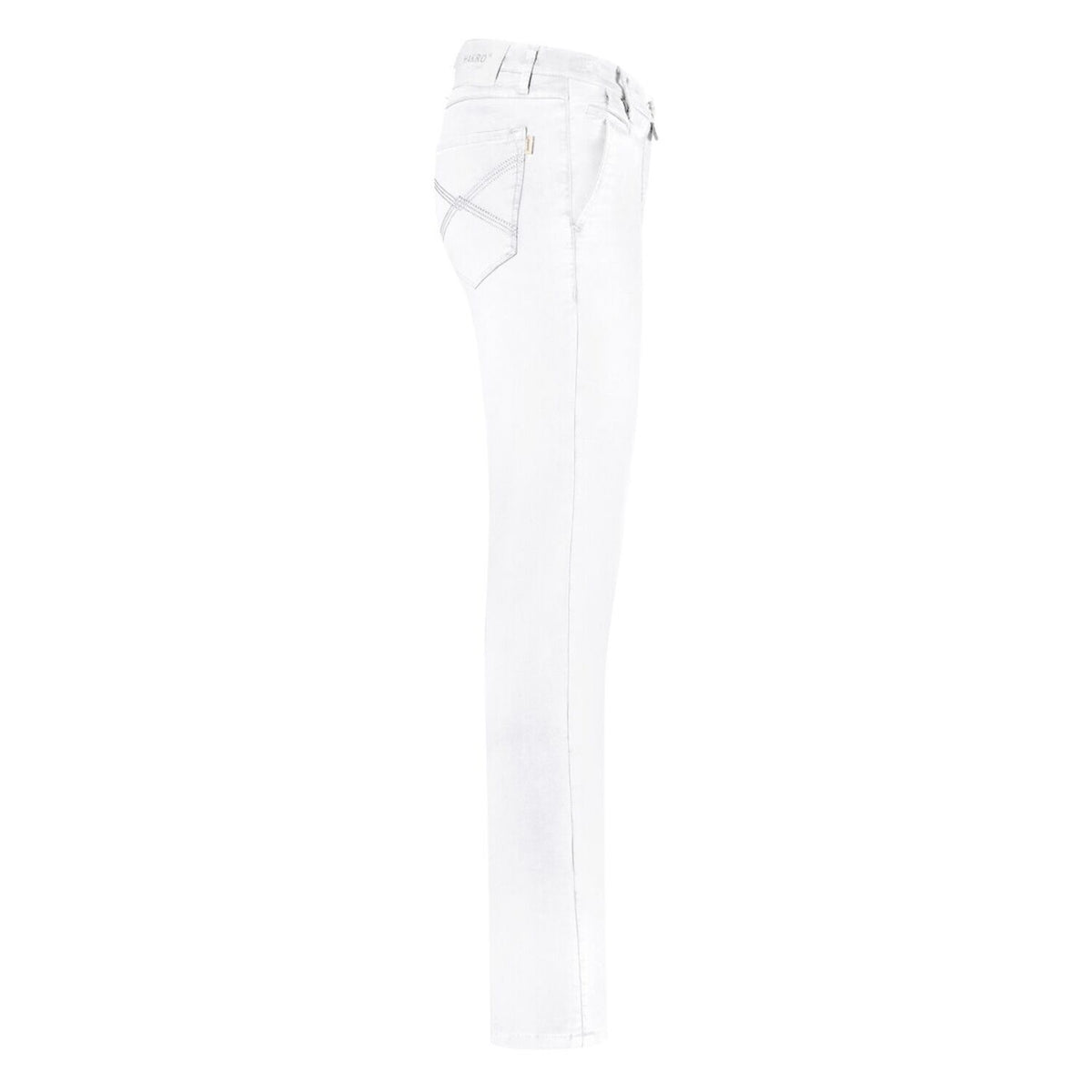 Hakro Damen 706 Chinohose X-Stretch – weiß