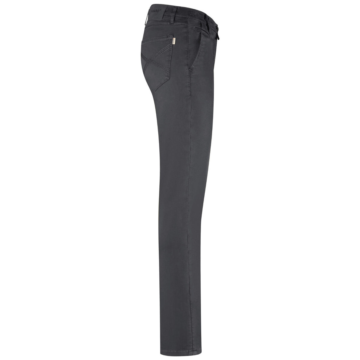 Hakro Damen 706 Chinohose X-Stretch – karbongrau