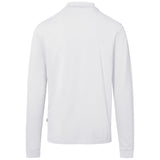 Hakro 817 Langarm Poloshirt Mikralinar ECO – weiß