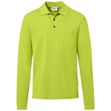 Hakro 817 Langarm Poloshirt Mikralinar ECO – kiwi