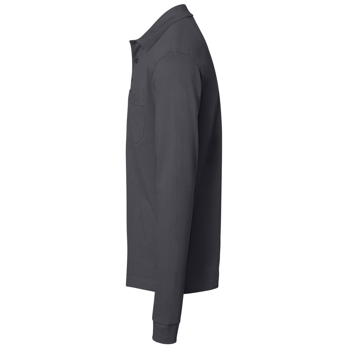 Hakro 817 Langarm Poloshirt Mikralinar ECO – karbongrau