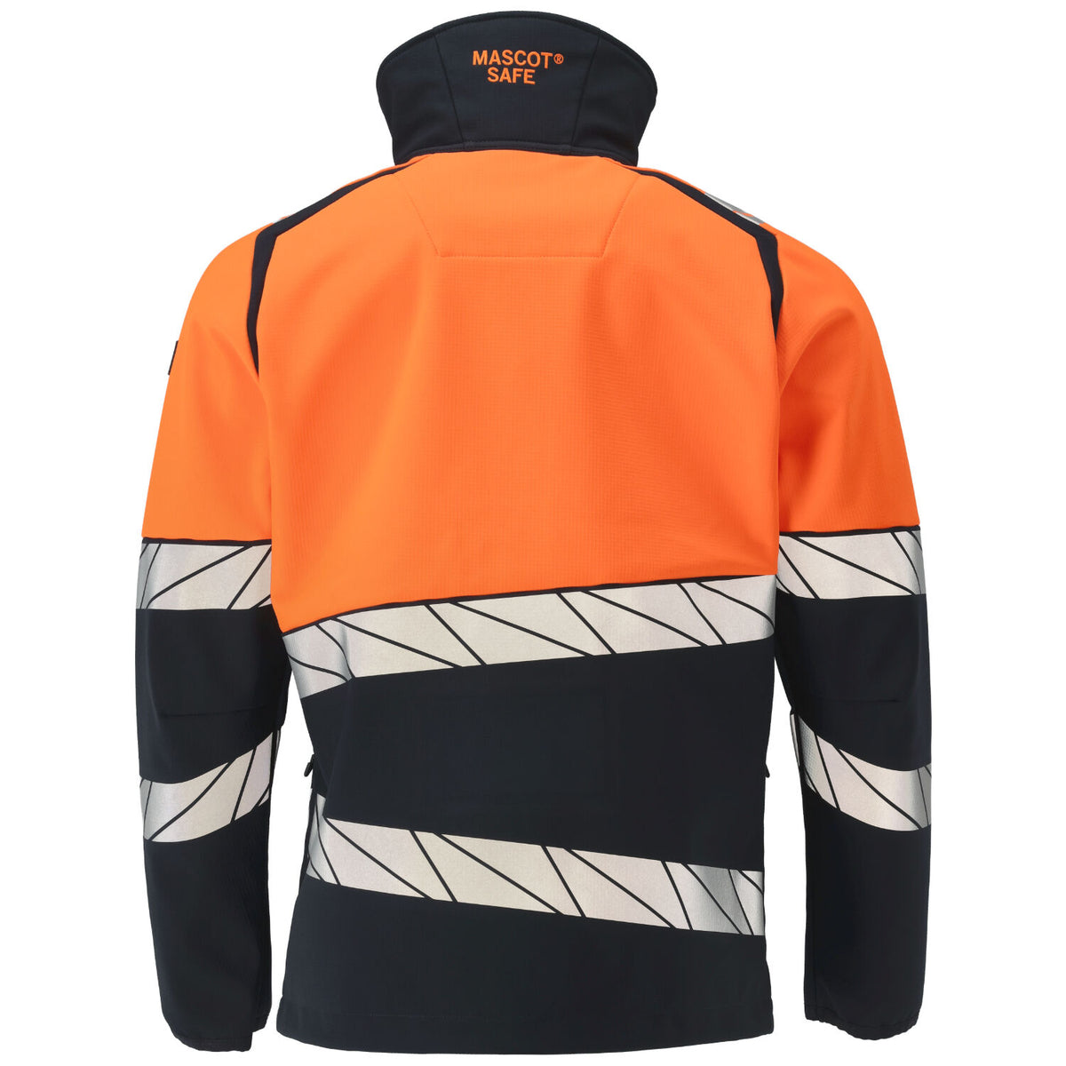 Mascot Accele. Safe Warnschutz-Softshelljacke – marine/leuchtorange
