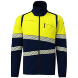 Mascot Accelerate Safe Warnschutz-Fleecejacke – marine/leuchtgelb
