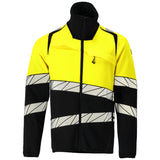 Mascot Accelerate Safe Warnschutz-Fleecejacke – schwarz/leuchtgelb