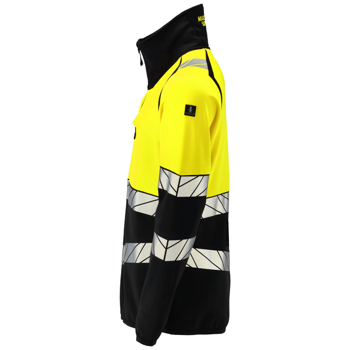 Mascot Accelerate Safe Warnschutz-Fleecejacke – schwarz/leuchtgelb