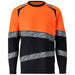Mascot Accelerate Safe Warnschutz-Langarmshirt – marine/leuchtorange
