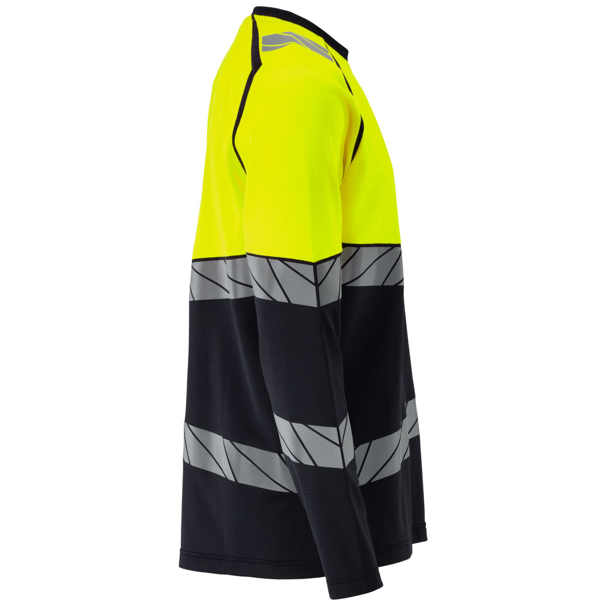 Mascot Accelerate Safe Warnschutz-Langarmshirt – schwarz/leuchtgelb