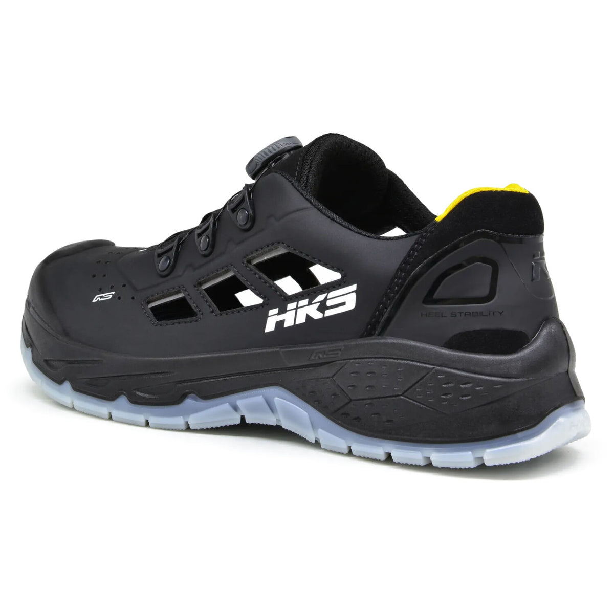 HKS RS 286 BOA S1P Sicherheitssandalen schwarz – schwarz
