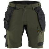 Blåkläder 1702 Arbeitsshorts – waldgrün/schwarz
