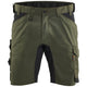 Blåkläder 1753 Arbeitsshorts – waldgrün/schwarz
