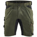 Blåkläder 1753 Arbeitsshorts – waldgrün/schwarz