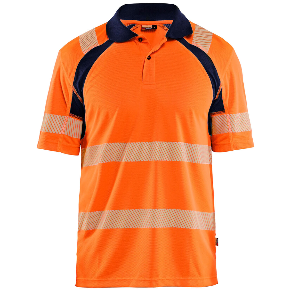 Blåkläder 3595 Warnschutz UV Poloshirt – orange/marine