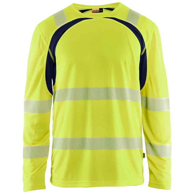 Blåkläder 3599 Warnschutz UV Langarmshirt – gelb/marine