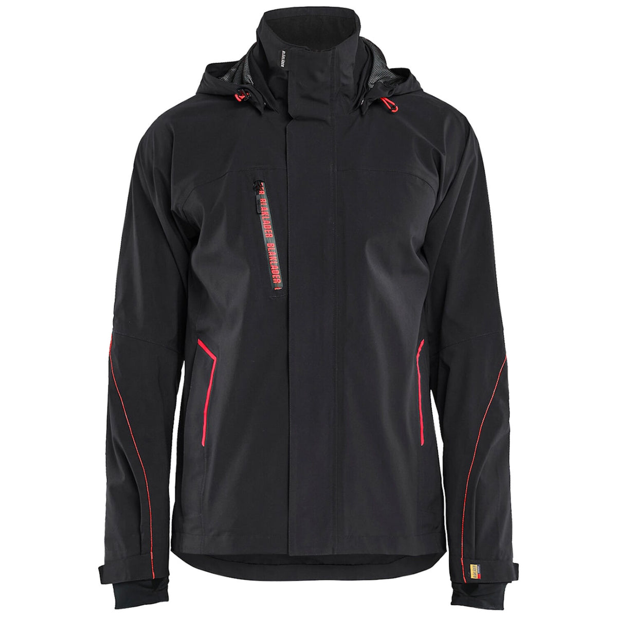 Blåkläder 4483 Softshelljacke – schwarz/rot