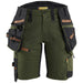 Blåkläder Damen 7175 Arbeitsshorts Striker – waldgrün/rost