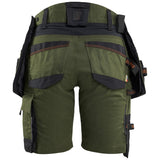 Blåkläder Damen 7175 Arbeitsshorts Striker – waldgrün/rost