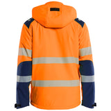 Blåkläder 4400 Blakläd Warnschutz Shoftshell Winterjacke – orange/marine