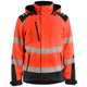 Blåkläder 4400 Blakläd Warnschutz Shoftshell Winterjacke – rot/schwarz
