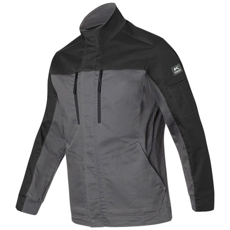 Kübler Reforce Stretch-Bundjacke – dunkelgrau/schwarz