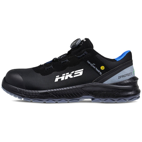 HKS BFS 40 Boa S3 Barfuß Sicherheitshalbschuhe schwarz – schwarz