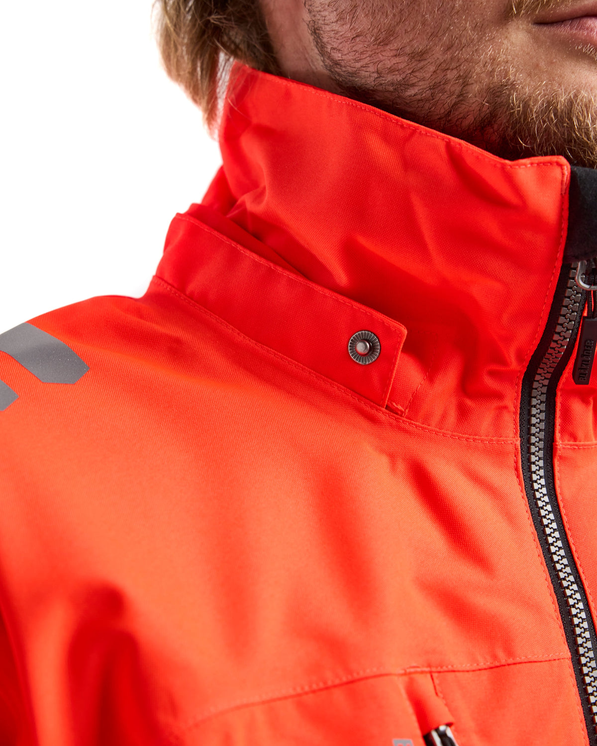 Blåkläder 4780 Warnschutz Winterjacke – rot/schwarz