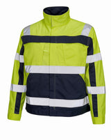 Mascot Cameta Safe Compete Arbeitsjacke 07109-470 – fluor gelb/marine