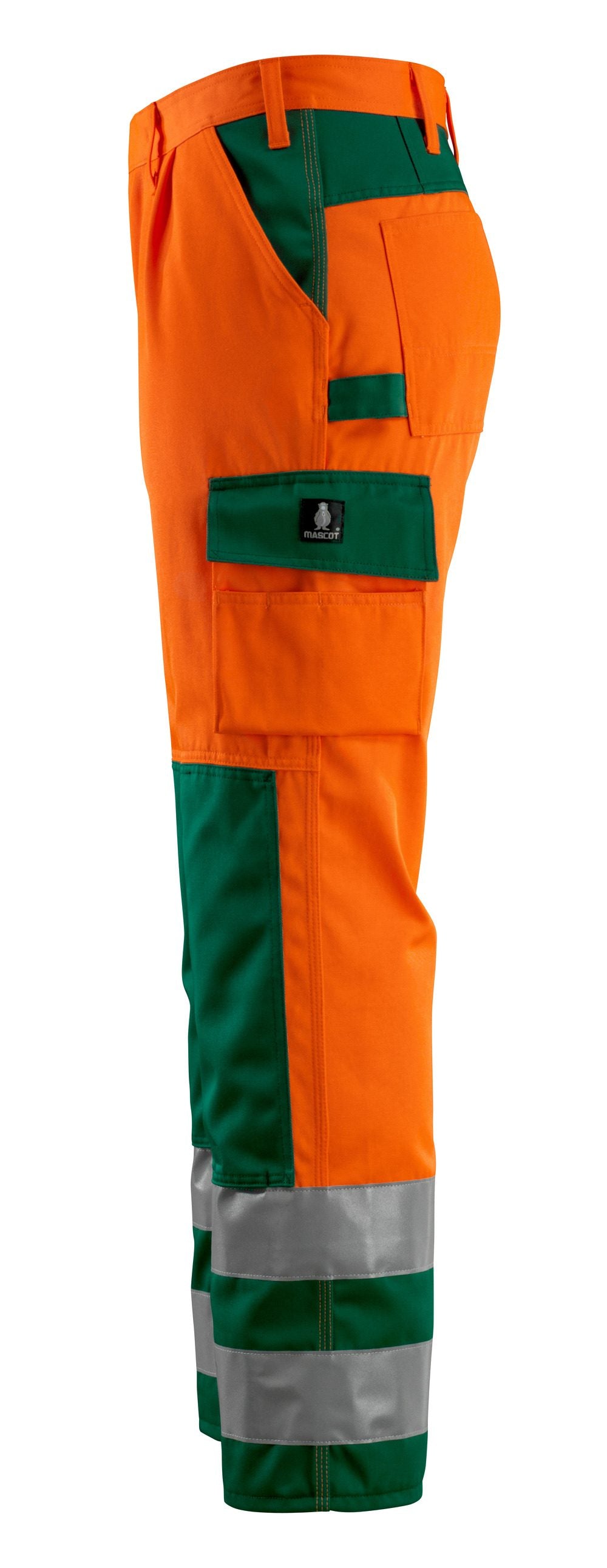 Mascot Olinda Safe Compete Warnschutz Bundhose – orange/grün