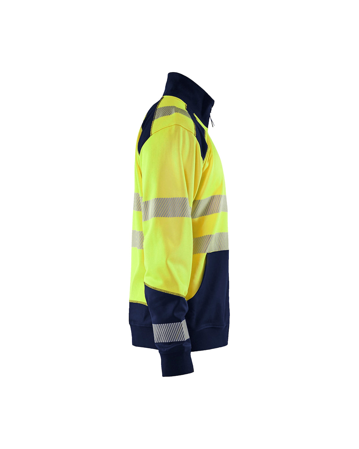 Blåkläder 3558 Warnschutz Sweatjacke – gelb/marine