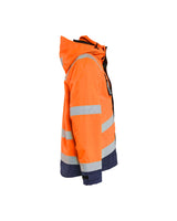 Blåkläder 4837 Warnschutz Regenjacke – orange/marine