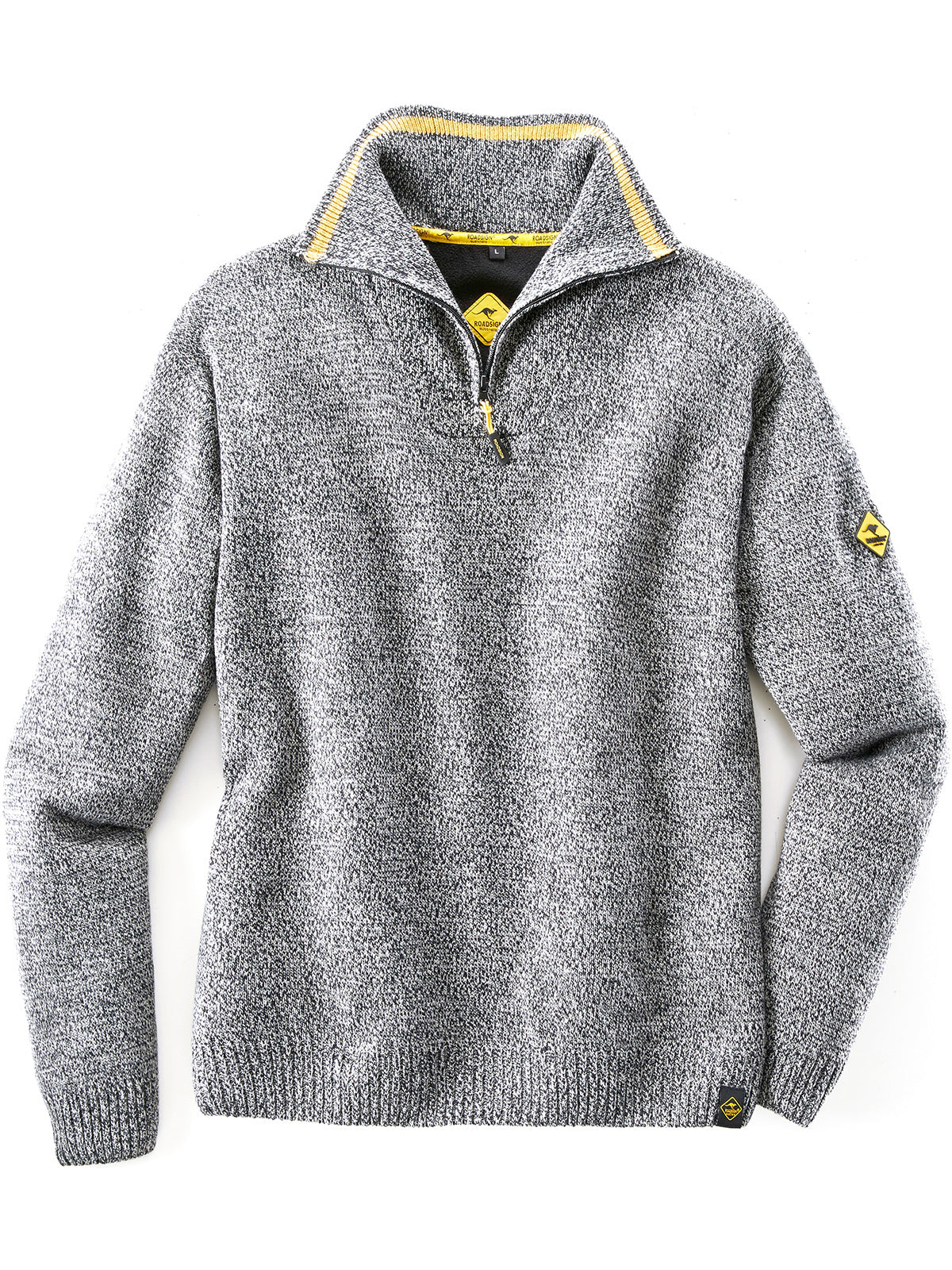 Roadsign RS Herren Troyer Pullover melange
