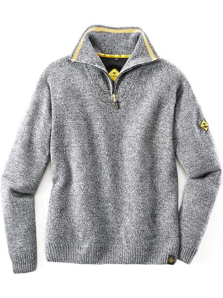 Roadsign RS Herren Troyer Pullover melange