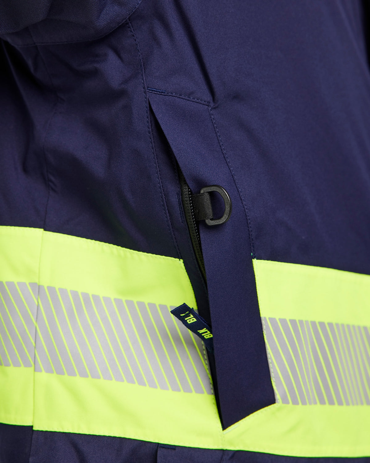 Blåkläder 4485 Warnschutz Winterparka Kl. 1 – marine/gelb