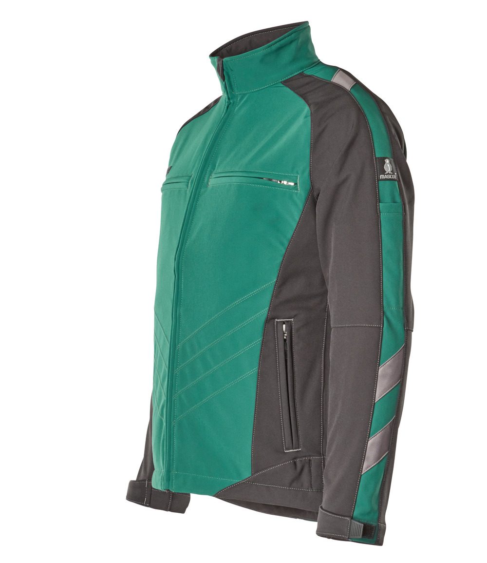 Mascot Dresden Unique zweifarbig Softshelljacke – grün/schwarz