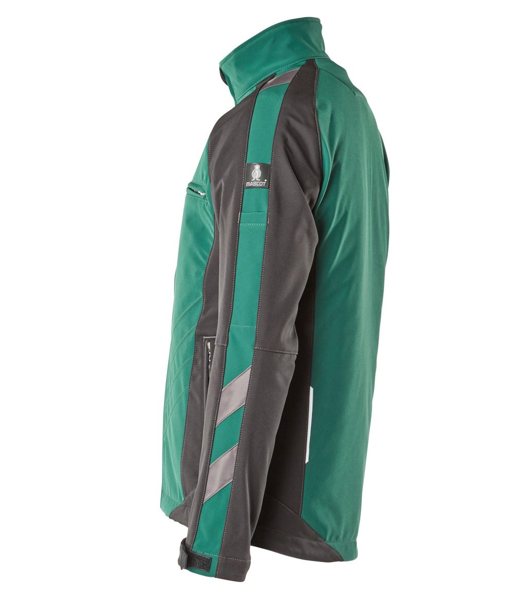 Mascot Dresden Unique zweifarbig Softshelljacke – grün/schwarz