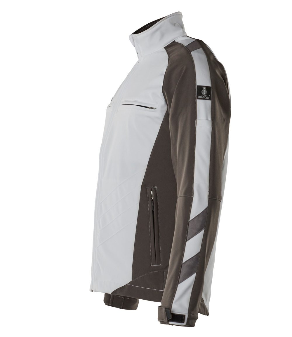 Mascot Dresden Unique zweifarbig Softshelljacke – weiß/anthrazit