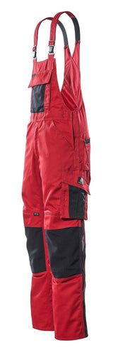 Mascot Augsburg Unique Latzhose – rot/schwarz