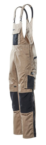 Mascot Augsburg Unique Latzhose – hellkhaki/schwarz