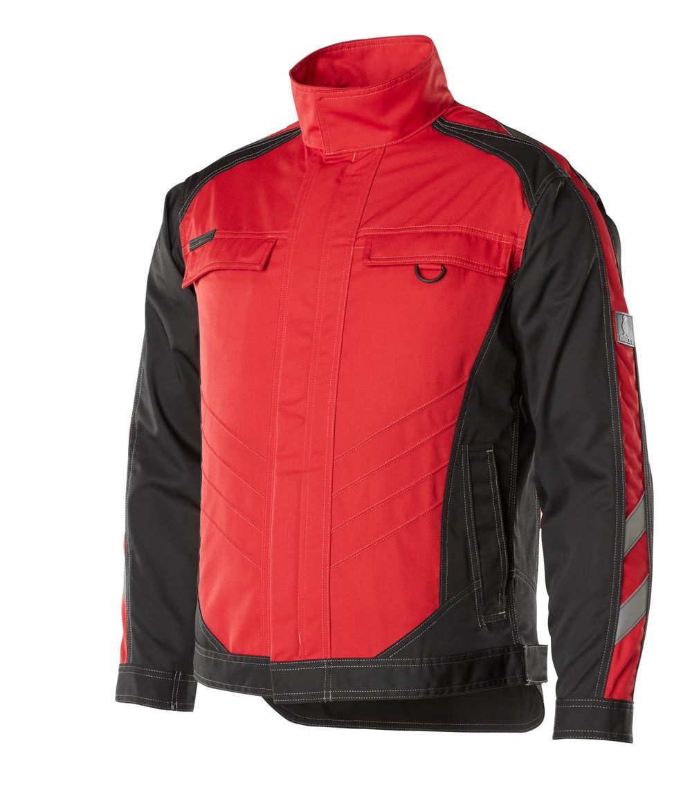 Mascot Fulda Unique Arbeitsjacke – rot/schwarz