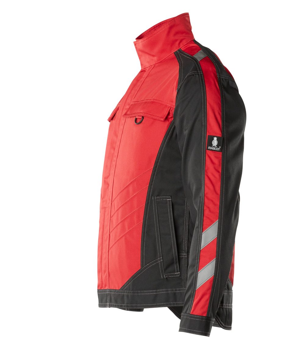 Mascot Fulda Unique Arbeitsjacke – rot/schwarz
