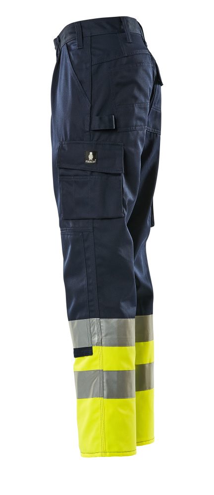 Mascot Patos Safe Compete Warnschutz Bundhose – marine/gelb
