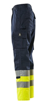 Mascot Patos Safe Compete Warnschutz Bundhose – marine/gelb