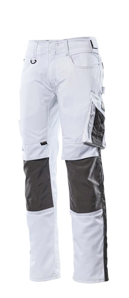 Mascot Mannheim Unique mehrfarbig Arbeitshose – weiß/dunkelanthrazit