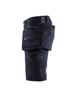 Blåkläder 1988 X1900 Stretch Handwerker-Shorts – dunkelmarine/schwarz
