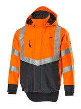 Mascot Harlow Safe Supreme zweif Warnschutzjacke – orange/schwarzblau