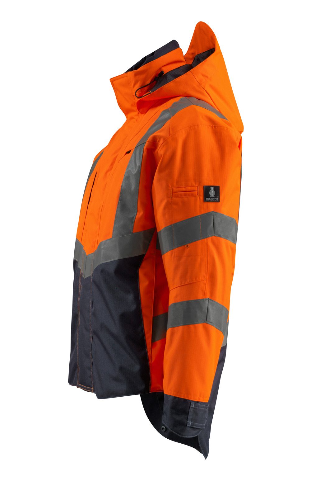 Mascot Harlow Safe Supreme zweif Warnschutzjacke – orange/schwarzblau