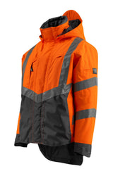 Mascot Harlow Safe Supreme zweif Warnschutzjacke – warnorange/anthrazit